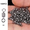 VGEBY 100 Unids Rolling Barrel Giratorio de Alta Resistencia de