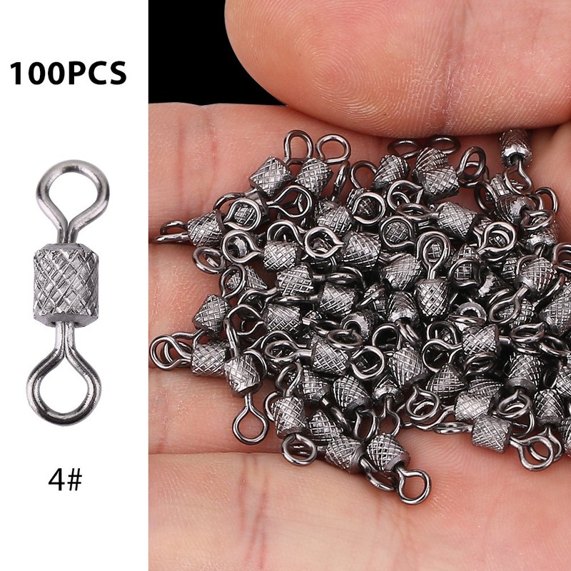 VGEBY 100 Unids Rolling Barrel Giratorio de Alta Resistencia de