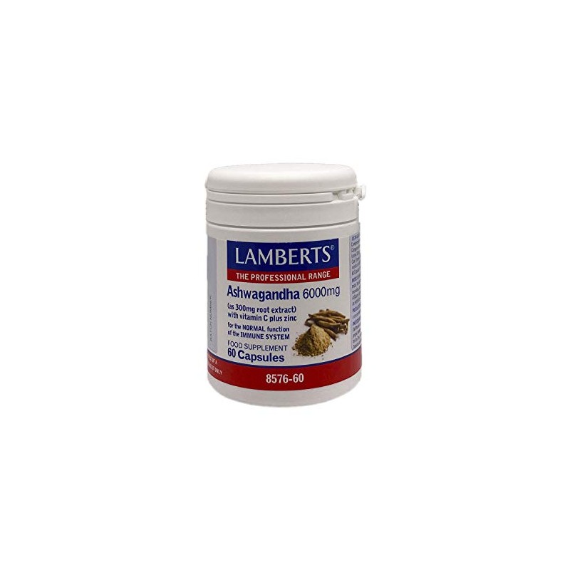 Lamberts Ashwagandha 6000mg Capsules 60's
