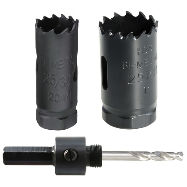 PLG2SUPT 25/32 1” HSS Bi Metal Hole Saw Cutter for