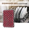 Herda 316L Cast Iron Scrubber Cleaner, Large Cast Iron Chain