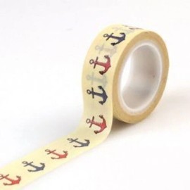 Carta Bella Yacht Club Decorative Washi Tape Anchors 15 ft