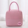 Toho Lunch Bag, Large Capacity, Cute, Smile, Pink, Eco Bag,