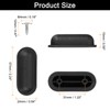 sourcing map 4Pcs Luggage Replacement Pads, Plastic Luggage Stand Feet