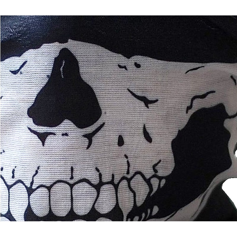 Skeleton Skull Bandana Snowboard Skiing Motorcycle Biking Rave Mask Paintball