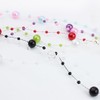 HugeDE 30m Christmas Beads Garland Faux Pearl Strands Artificial Pearl