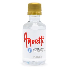 Amoretti - Sweet Apple Extract Water Soluble 2 oz - Highly Concentrated & Perfect For Pastry, Savory, Brewing, and more, Preservative Free, Vegan, Kosher Pareve, Keto Friendly
