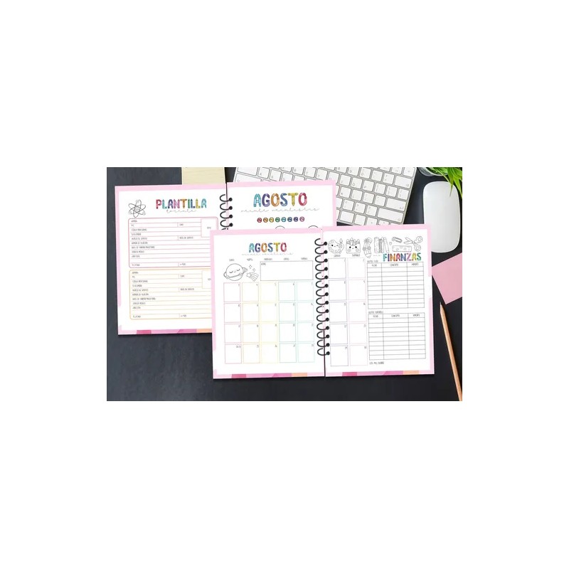 Agenda Directora Primaria/pree Personalizable 2026 Cute