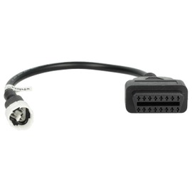 vhbw OBD2 Adapter 3 Pin to OBD2 16 Pin Compatible with Yamaha 2018 Aerox 50 4T Motorcycle - 40 cm