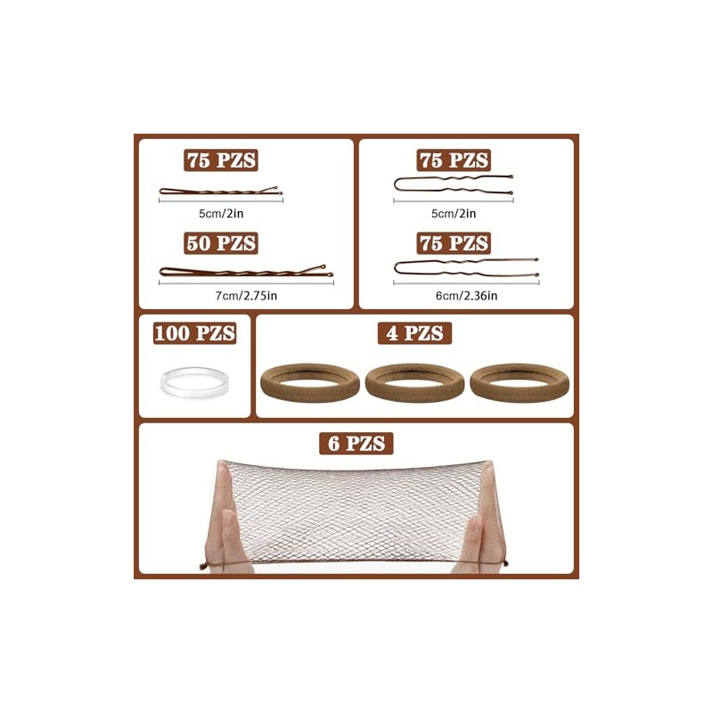 Kit Profesional para Moños y Recogidos de 385pcs