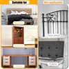 4 Pack Headboard Stoppers, Adjustable Bed Noise Stopper for Wall,