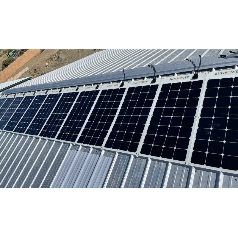 SunPower 100 Watt Flexible Lightweight Solar Panel By Maxeon Sunpower