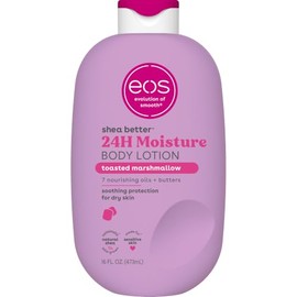 eos Shea Better 24H Moisture Body Lotion- Toasted Marshmallow,16 fl oz