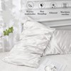 Vielit 2 Satin Pillowcases, 40 x 60 cm, White, Soft
