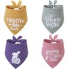 Easter Dog Bandana - Set of 4 Reversible Triangle Bibs