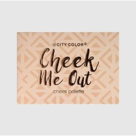Paleta Rubores Iluminador Bronzer Cheek Me Out City Color ®