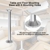 Bittwee 2PCS RV Table Base Mount, Aluminum Camper Pedestal Table