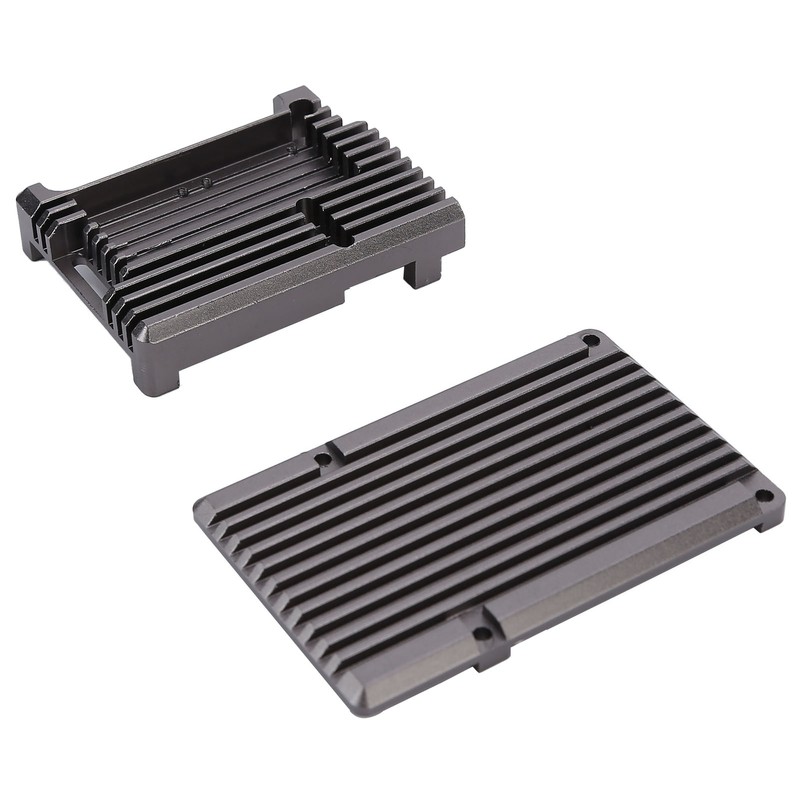 Aluminum Alloy Cooling Case Heat Dissipation Enclosure with Fan for