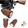 VISPREA Wood Knob Power Reel Handle Knob for Shimano Daiwa