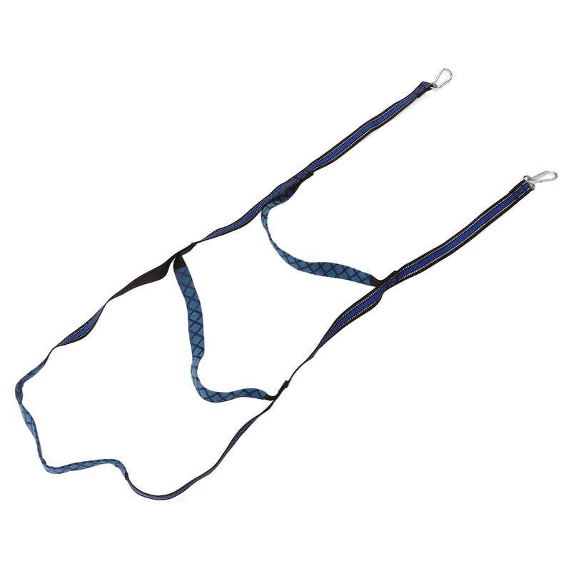 Marine Boat Rope Ladder Boarding Steps with Hooks Nylon Blue