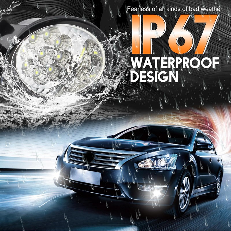 Fit For NISSAN SENTRA 2004-2019 LED Fog Lights Assembly,Front Bumper