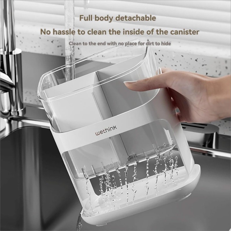 AIMALL Multifunctional Kitchen Utensil Holder – Drain Storage for Chopsticks,