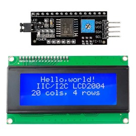 Tecneu Display LCD Pantalla 20x4 + Interfaz Conversión I2c + Pines