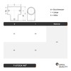 OPIOL QUALITY® Railing T-piece 90° 25 mm made of stainless