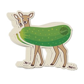 Darknalia | Dill Doe Funny Meme Prank Hunting Off-Roader Overlander 4x4 Sticker Decal | UV Matte Finish | 4 X 3.5 Inch | 5 Pack