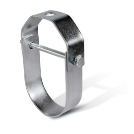 Highcraft IDT-H04 Clevis Hanger Standard Galvanized Steel, 4 in, 4 in, Chrome