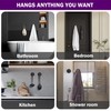JOMOLA Stainless Steel Bathroom Suction Hooks - No Drill Adhesive-Free