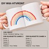 HTVRONT Yellow Permanent Vinyl, Yellow Vinyl for Cricut - 12"