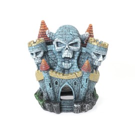 Blue Ribbon 911780 Scary Skull Castle Aquarium and Aquarium Ornament