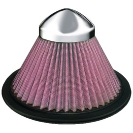 K&N Air Filter, Outer Diameter 7.7 inches (196 mm), Height 4.8 inches (123 mm), Flange Ring Type, GruppeM, M's Replacement Filter, GMR-3301