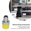 100Pcs 4mm Banana Plug Socket Binding Post Wire Connector Terminal