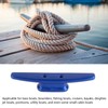 6in Dock Cleats Aluminium Marine Open Base Deck Mooring Rope
