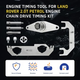 Kuntech Engine Camshaft Timing Locking Tool kit Compatible with Land Rover Discovery Sport Evoque 2.0T Jaguar F pace XE XF Petrol Engine, JLR-303-1636 JLR-303-1635 JLR-303-1630 JLR-303-1656