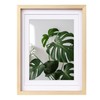 Egofine 12x16 Picture Frame Natural Wood with Plexiglass Made of