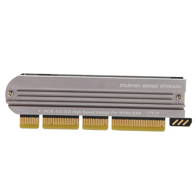 M.2 NVMe SSD to PCIe Adapter PCIe 4.0 Aluminium Alloy