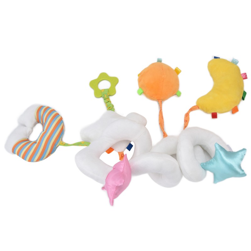 Baby Spiral Wrap Crib Bed Toy Cartoon Cute Stroller Car