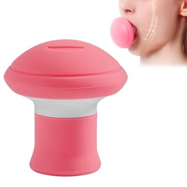 hinbkenla Face Exerciser, Facial Yoga For Skin Tighten Firm,Double Chin Eliminator For Women,Jawline Shaper,Face Shaper,Jaw Exerciser,Face Slimmer For Women And Men Double Chin Eliminator (Pink)