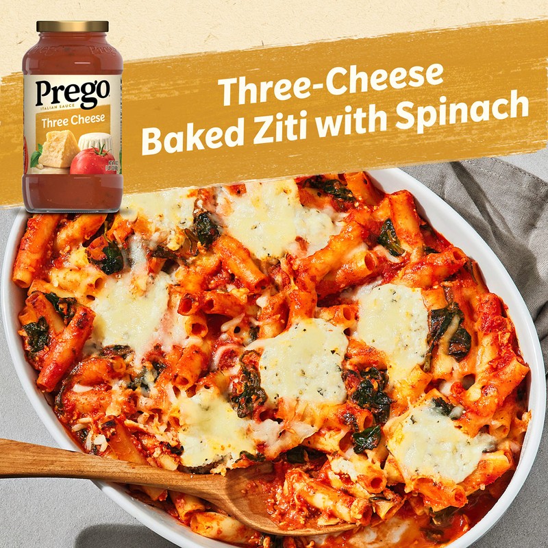 Prego Three Cheese Pasta Sauce, 24 Oz Jar