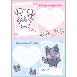 San-X Chiachia Rams Memo Pad MH25801 Chiachia Rams Debu~ Photo Style Notepad