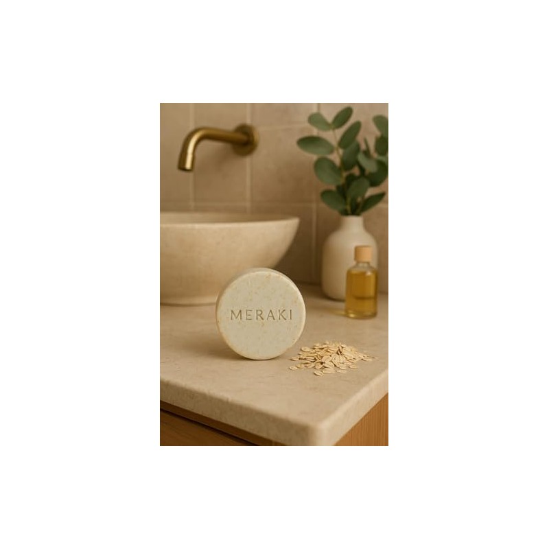 Shampoo Sólido de Avena y Miel – Hidratación y Suavidad
