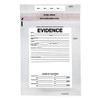 100pk Evidence Bags, 9" x 12" Transparent, Tamper Resistant Closure