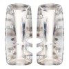 YUANJUFITT Chrome Dood Mirror Covers for Kenworth T680 T880 W990,Rear