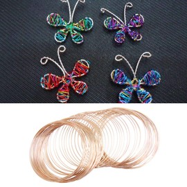 STOBOK 1set Steel Wire Bracelet Material for Jewelry Making for Women and Girls Gold Plated Lightweight Custom Jewelry Creations