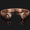 Solid Copper Bracelet Men Women Large Magnetic Copper Bangle Large