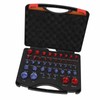 44pcs Nut and Bolt Thread Checker Red Blue Nut and