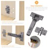 Chibery 50 Pack Frameless Full Overlay Soft Close Concealed Hinges,